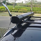 Outdoor QIYU 18L/20L/30L Portable Roof Rack Shower Tank, Sun-Heated Water Storage, Pressurizable via Air Pump (Not Included) for Overlanding Off-Road Camping Truck SUV