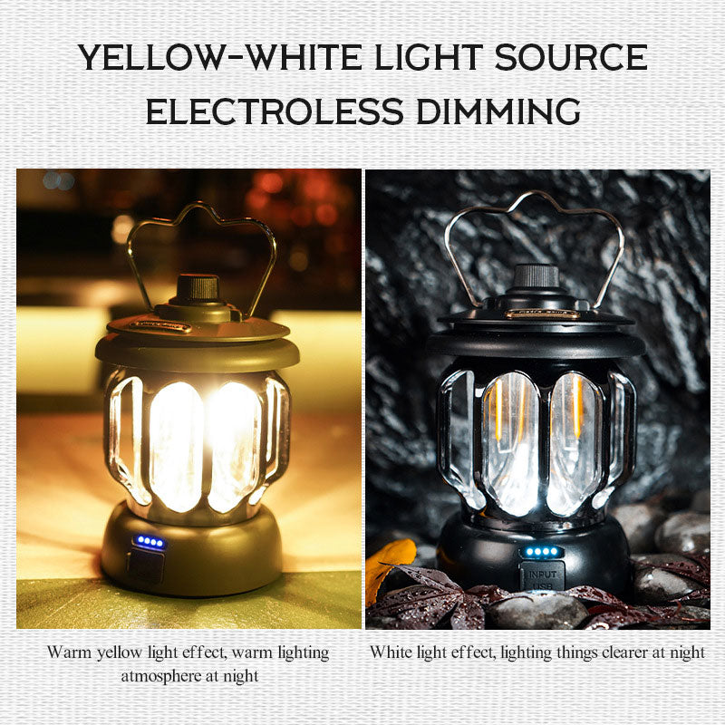 Led retro outdoor camping lamp