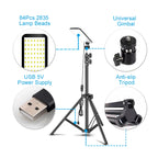 Portable Photography Light with Tripod Stand for Outdoor Picnic