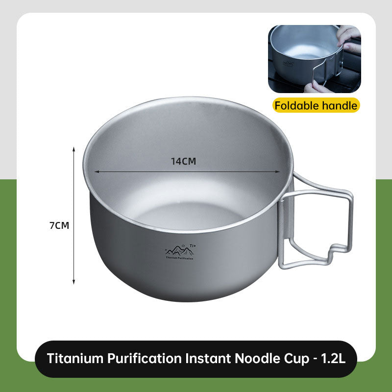 Titanium Lightweight Alloy Camping Pot