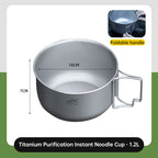 Titanium Lightweight Alloy Camping Pot