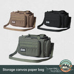 Outdoor tableware storage tactical compartment  shoulder bag