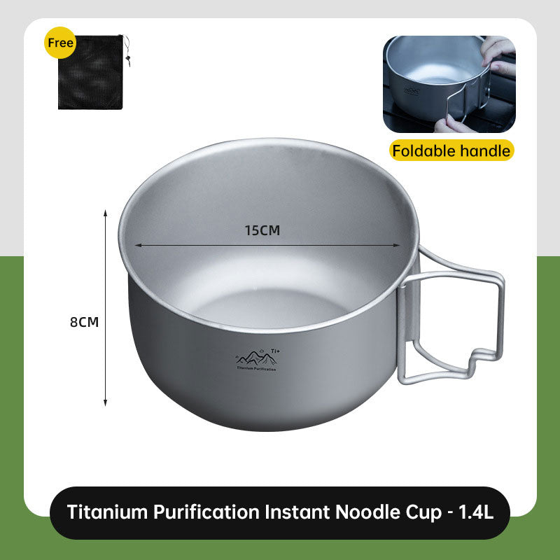Titanium Lightweight Alloy Camping Pot