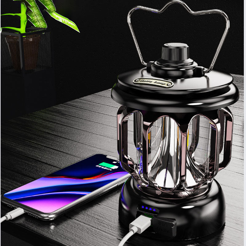 Led retro outdoor camping lamp