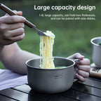 Titanium Lightweight Alloy Camping Pot