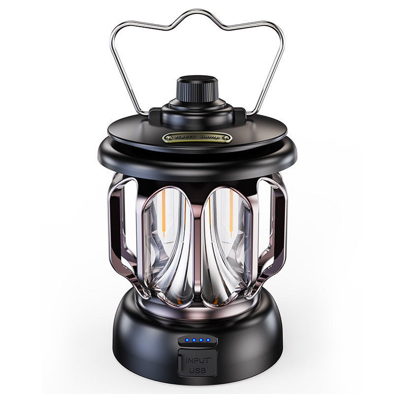 Led retro outdoor camping lamp