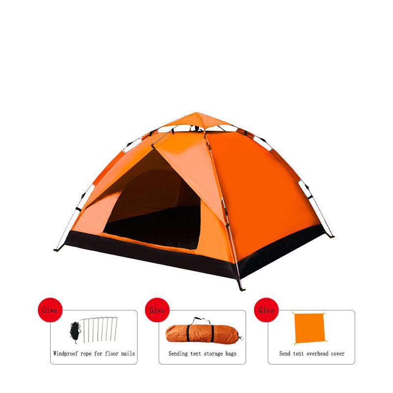 Outdoor Automatic Quick Open Tents With Two Door