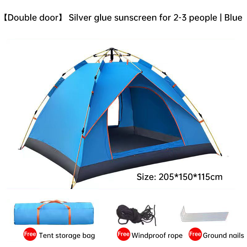 Quick-Deploy 3-4 People Outdoor Tent