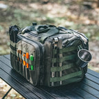 Outdoor tableware storage tactical compartment  shoulder bag