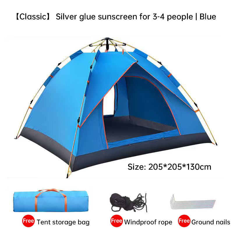 Quick-Deploy 3-4 People Outdoor Tent