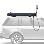 Outdoor QIYU 18L/20L/30L Portable Roof Rack Shower Tank, Sun-Heated Water Storage, Pressurizable via Air Pump (Not Included) for Overlanding Off-Road Camping Truck SUV