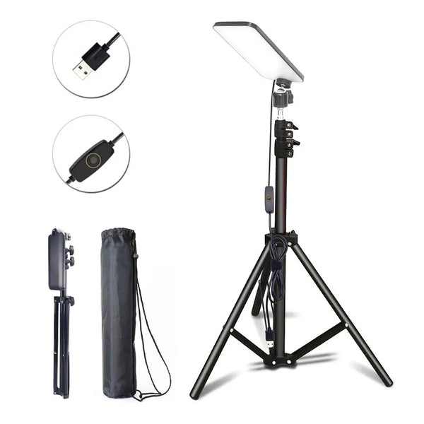 Portable Photography Light with Tripod Stand for Outdoor Picnic