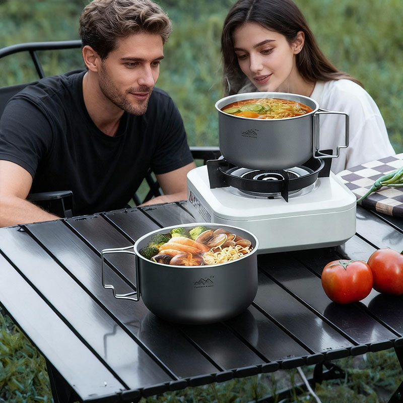 Titanium Lightweight Alloy Camping Pot