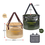 Outdoor folding camping dish washing bucket