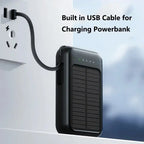 20000mAh outdoor camping portable large capacity mobile power bank