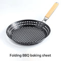 Camping Vegetables Pancake Folding BBQ  Non stick Plate