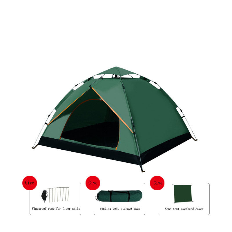 Outdoor Automatic Quick Open Tents With Two Door