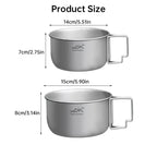 Titanium Lightweight Alloy Camping Pot