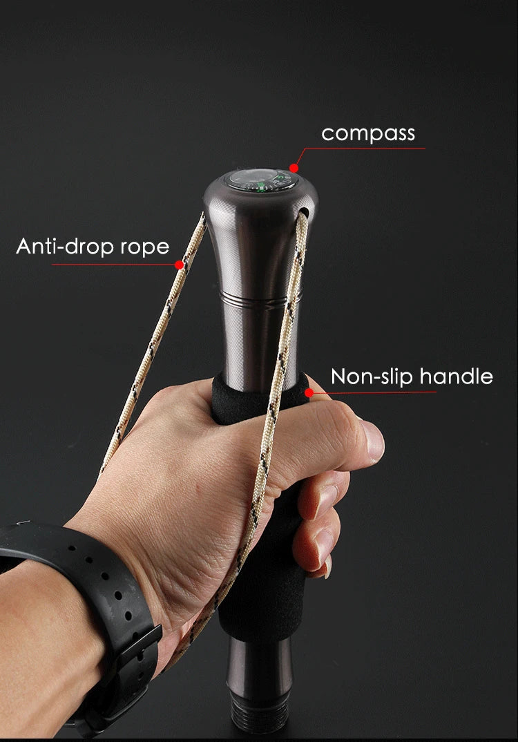 Outdoor defense Tactical stick Alpenstock Hiking  equipment