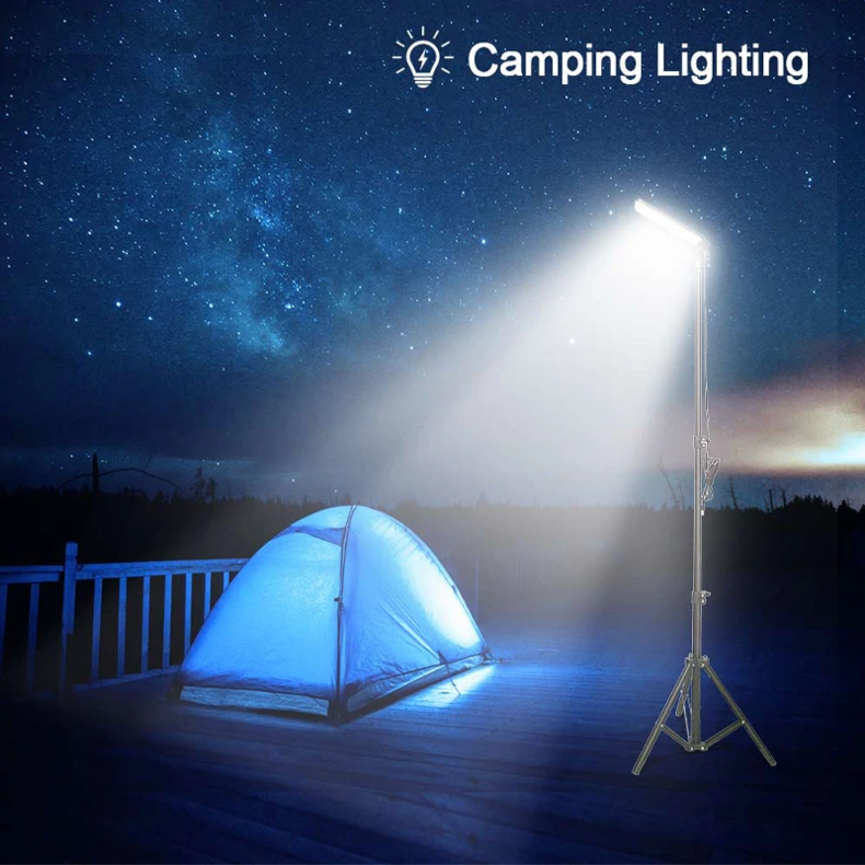 Portable Photography Light with Tripod Stand for Outdoor Picnic