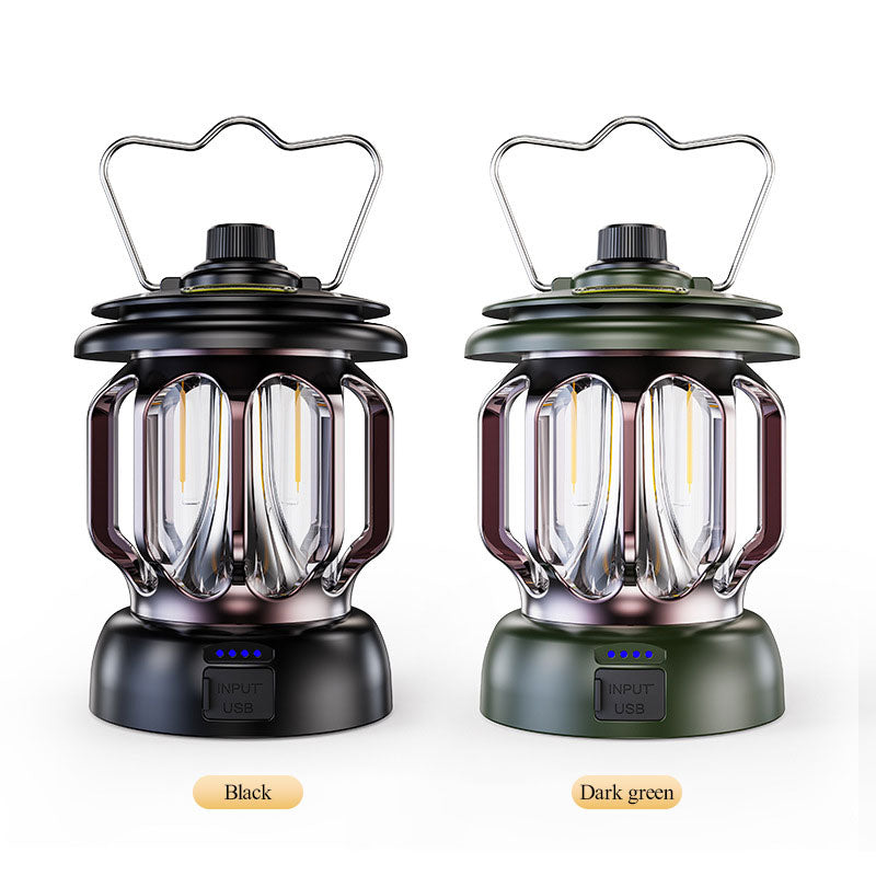 Led retro outdoor camping lamp
