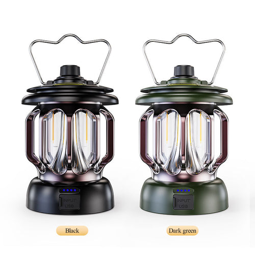 Led retro outdoor camping lamp