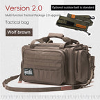 Outdoor tableware storage tactical compartment  shoulder bag