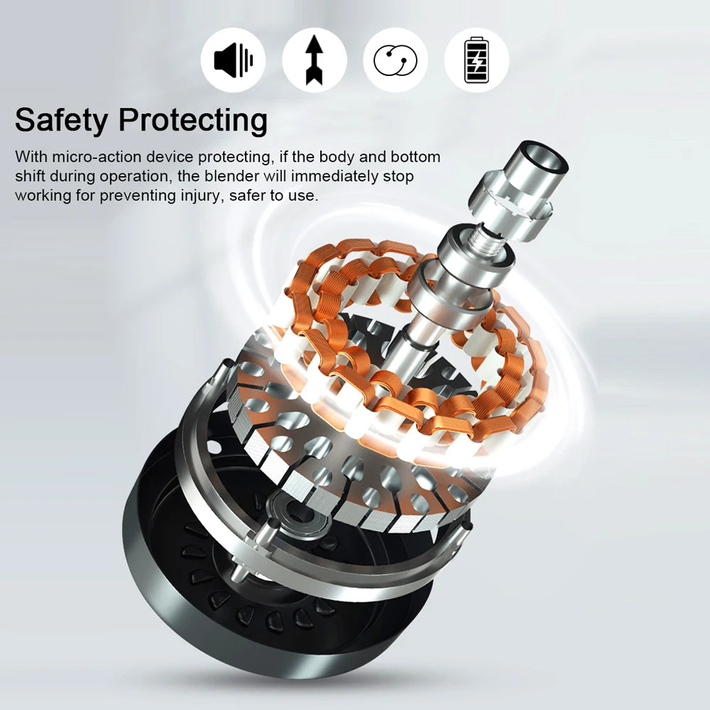 Outdoor Portable USB Electric Fruit Juicer