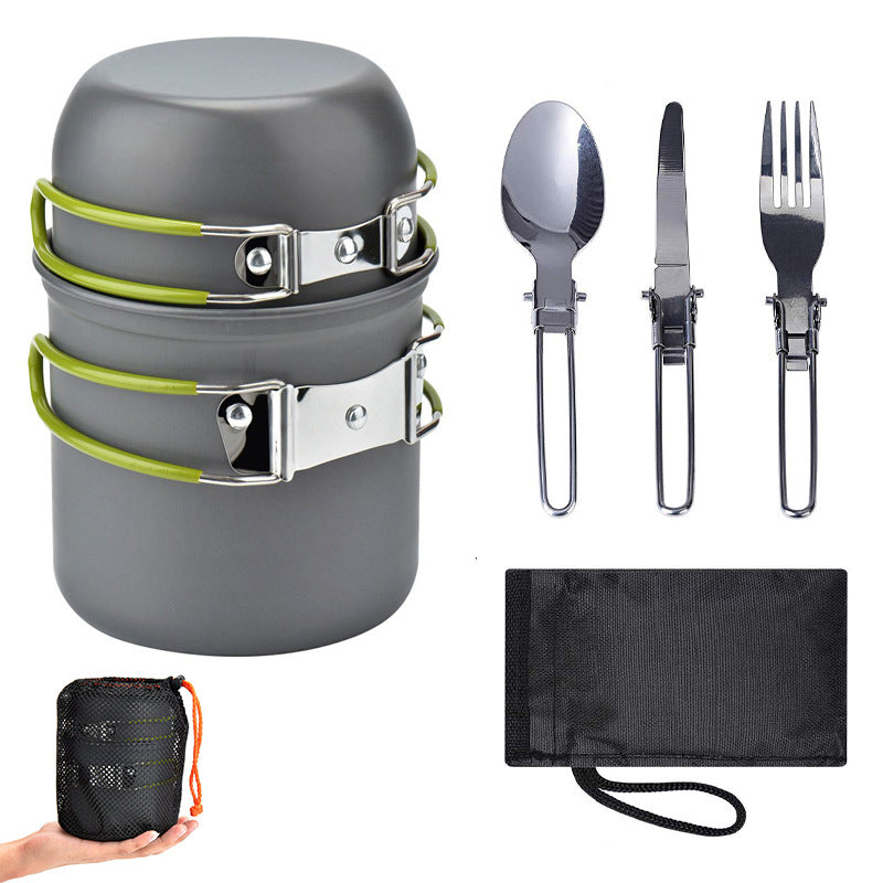 Outdoor Equipment, Outdoor Set Portable Camping Cookware