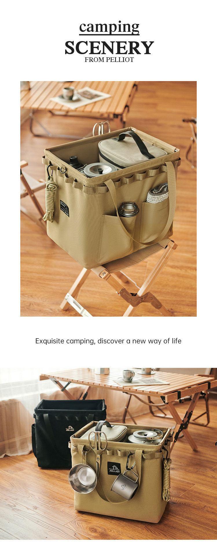 Outdoor Camping Portable Folding Storage Bag