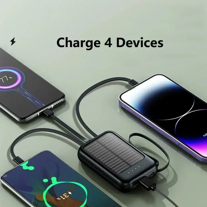 20000mAh outdoor camping portable large capacity mobile power bank