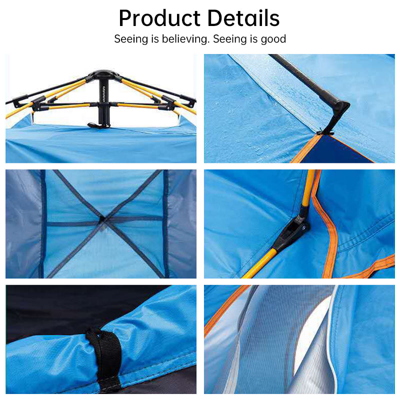 Quick-Deploy 3-4 People Outdoor Tent