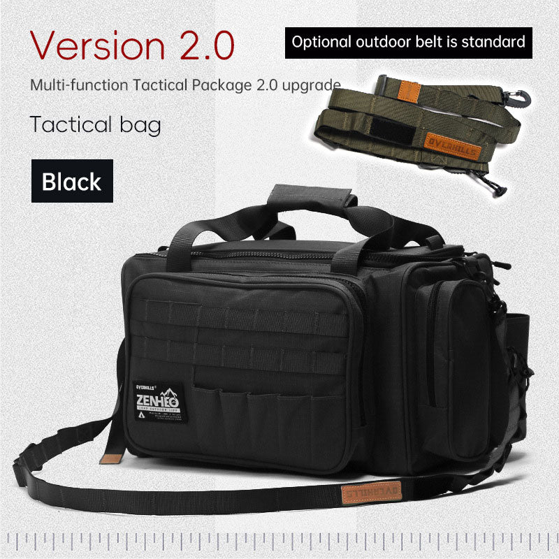 Outdoor tableware storage tactical compartment  shoulder bag