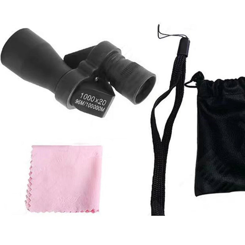 Portable Mini Pocket Monocular Telescope 1000x20 High Magnification Zoom