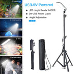 Portable Photography Light with Tripod Stand for Outdoor Picnic
