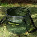 Outdoor folding camping dish washing bucket