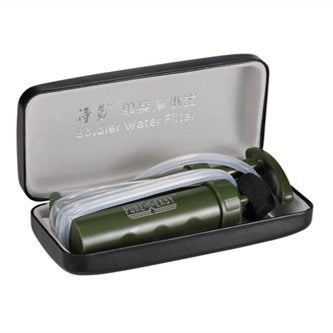 Outdoor emergency rescue water filter pump
