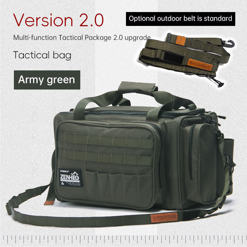 Outdoor tableware storage tactical compartment  shoulder bag