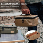 Large Capacity Portable Tableware Storage Bag for Outdoor