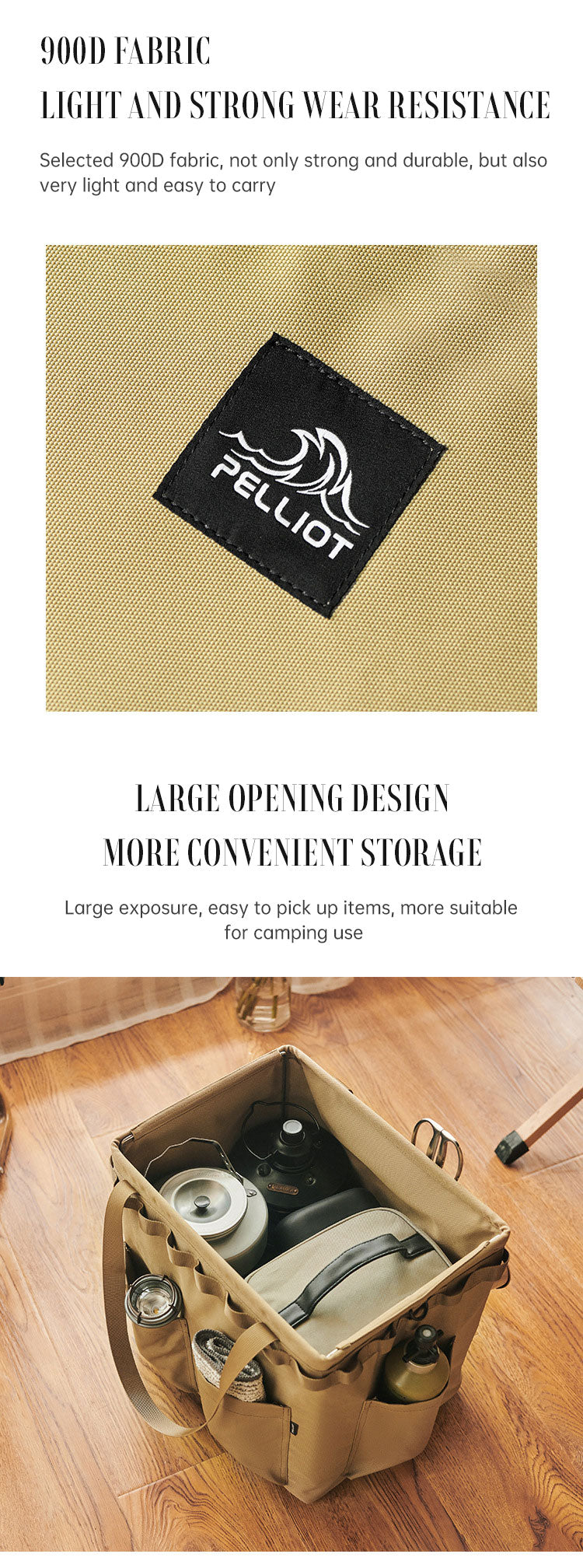 Outdoor Camping Portable Folding Storage Bag